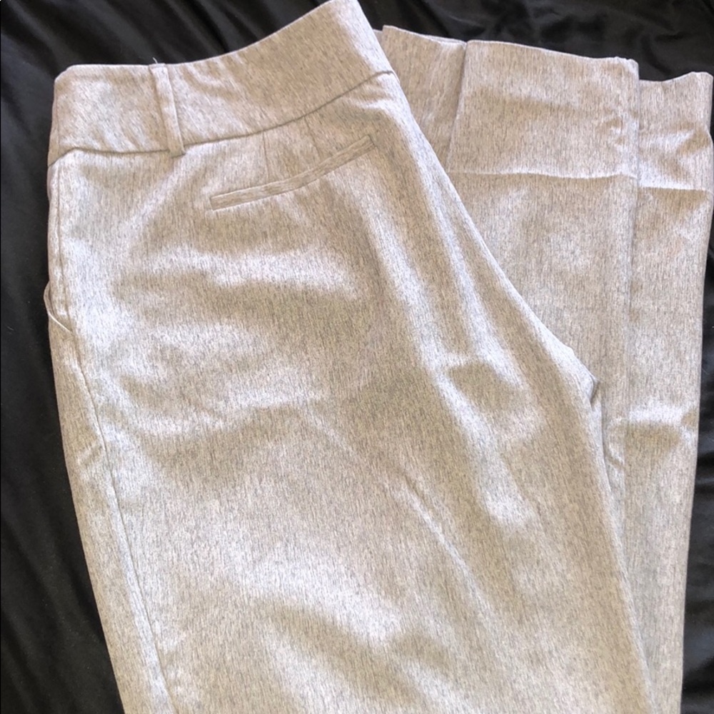 Light gray trousers